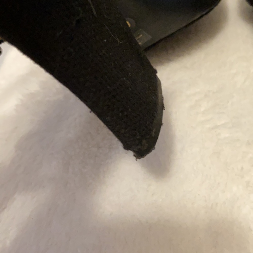 LAST CHANCE!!! Antonio Melani: Black Strap Wedge Heels size 8 - Picture 5 of 8